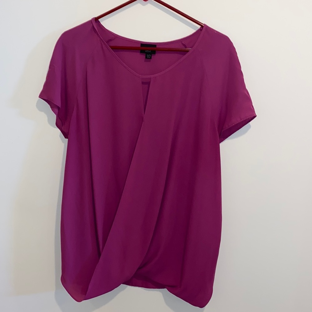 MOSSIMO Faux Wrap Blouse